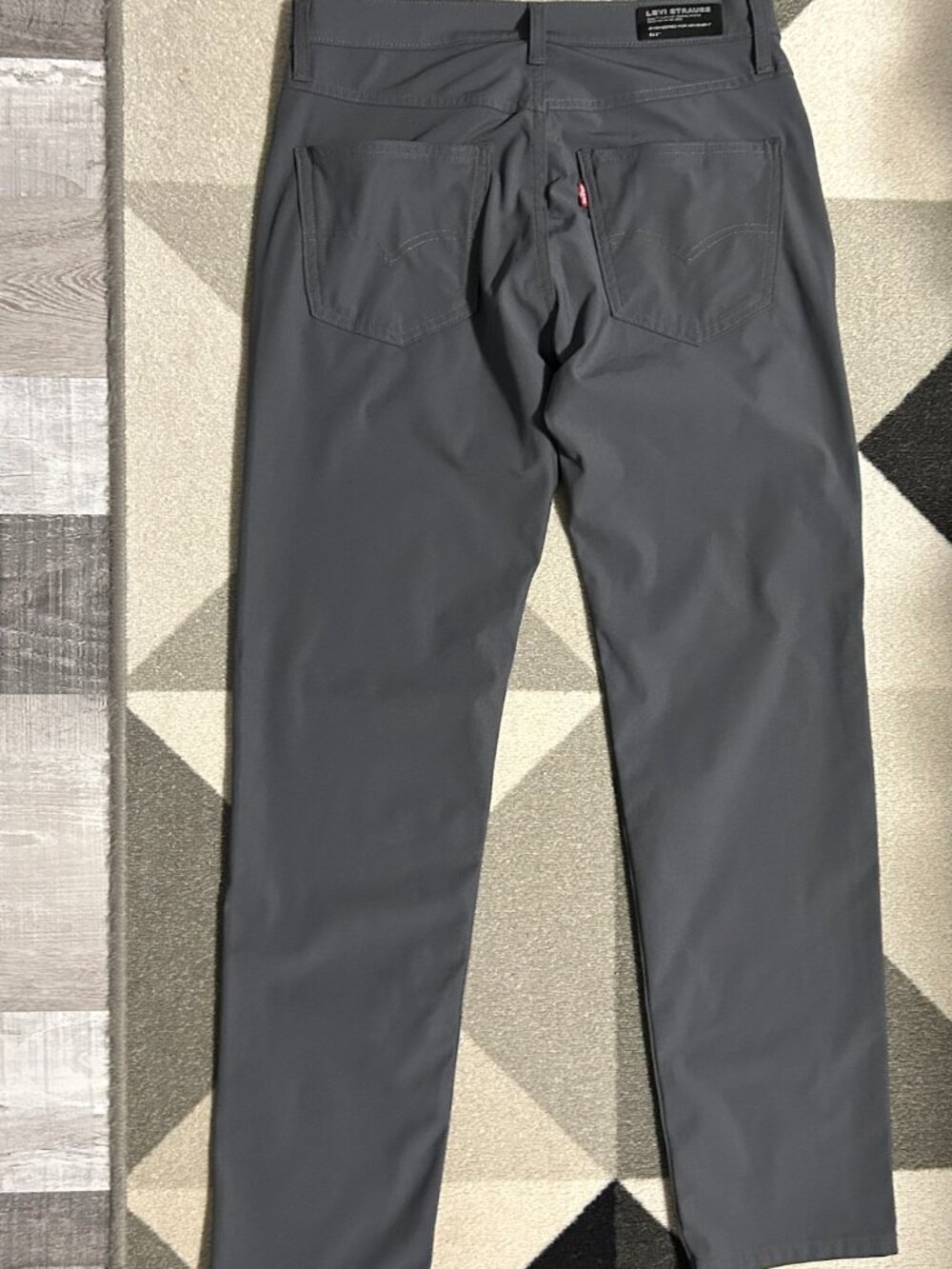 Levi's 511 Slim Tech Pants Men's Stretch Cooling UPF 50+ 31X32 (Actual: 31X31) - Picture 6 of 12